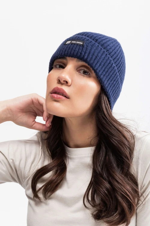 Gorro tejido Rio Azul