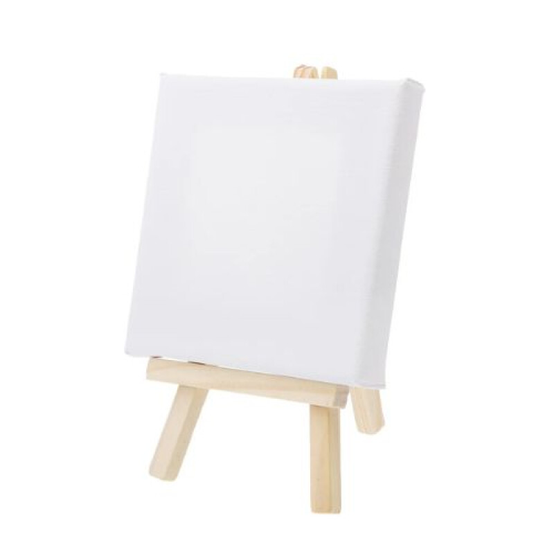 Lienzo 15x15cm Con Atril Lienzo 15x15cm Con Atril