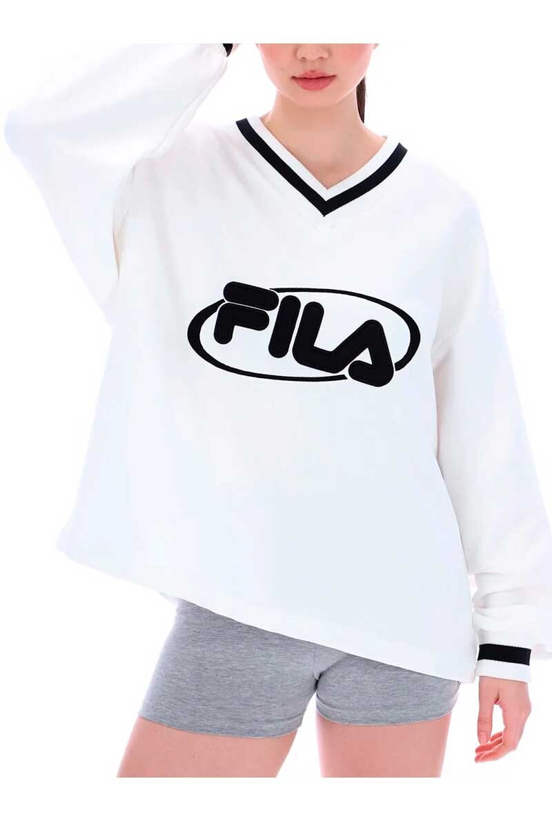 BUZO FILA ESTILO KOREANO Blanco