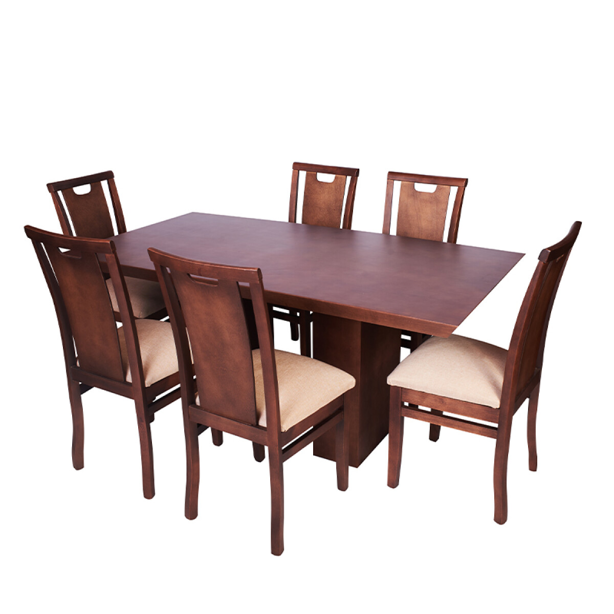 Juego de Comedor Angular 6 Sillas 