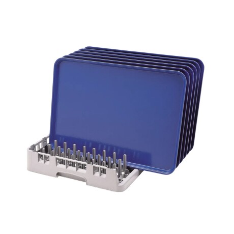 Canasto Rack con Espigas de Polipropileno Gris Granito Canasto Rack con Espigas de Polipropileno Gris Granito