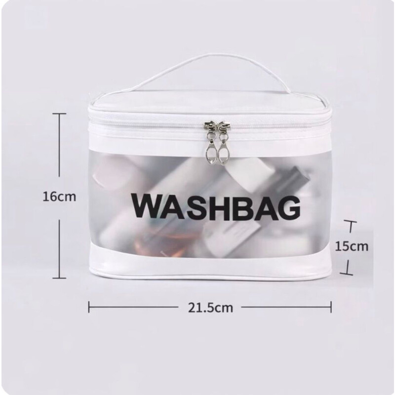 Necessaire Impermeable Ideal Maquillaje Blanco