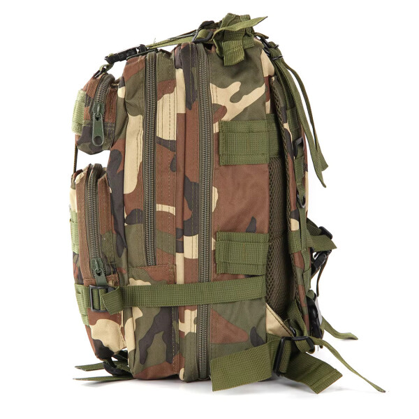 Mochila Camping Táctica Militar Impermeable 30 L Acampar Color Variante Verde Militar