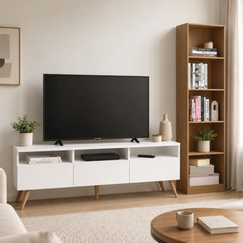 Rack minimal para TV + Repisa Rack minimal para TV + Repisa