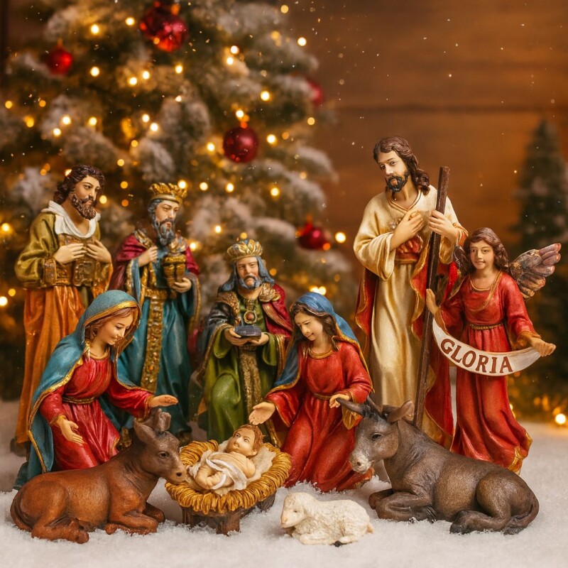 Pesebre Noche de Paz 11 piezas Pesebre Noche de Paz 11 piezas