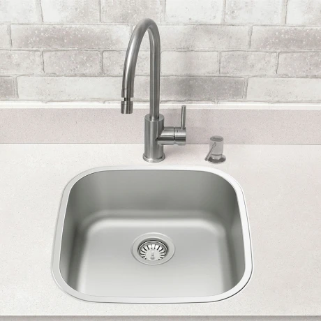 Pileta De Cocina Satinada 40X40X20 000
