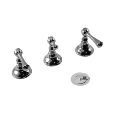 Griferia De Bidet Bimando Con Valvula CROMO