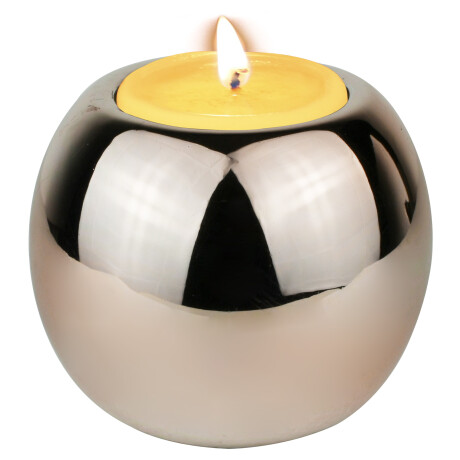 CANDELABRO CERAMICA METALIZADO/ESPEJADO CIRCULAR 12X10CM 1898-P26 CANDELABRO CERAMICA METALIZADO/ESPEJADO CIRCULAR 12X10CM 1898-P26