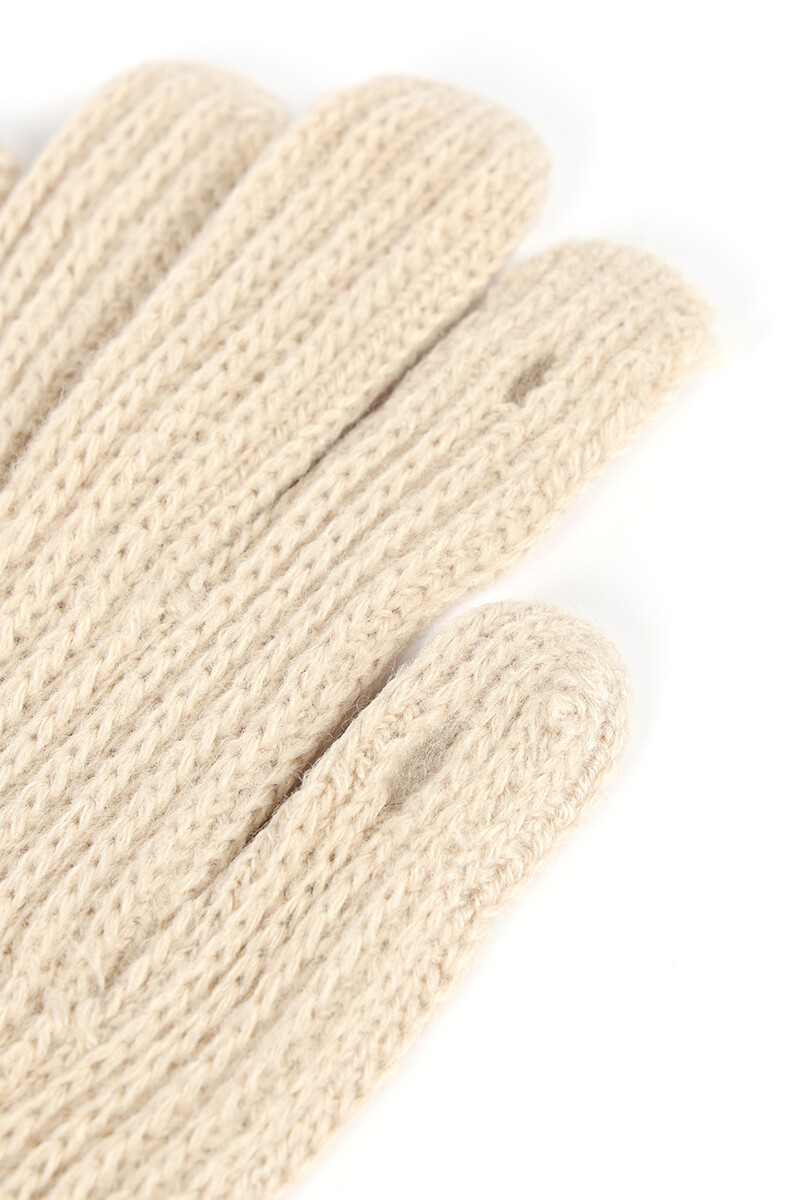 Guantes Curitiva Beige