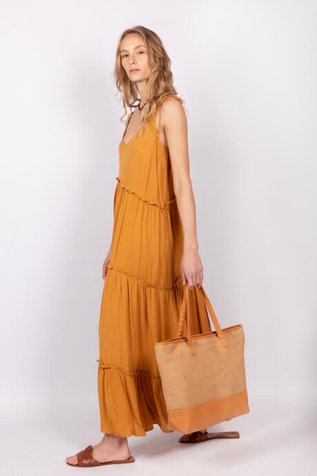 Vestido Vika Mostaza