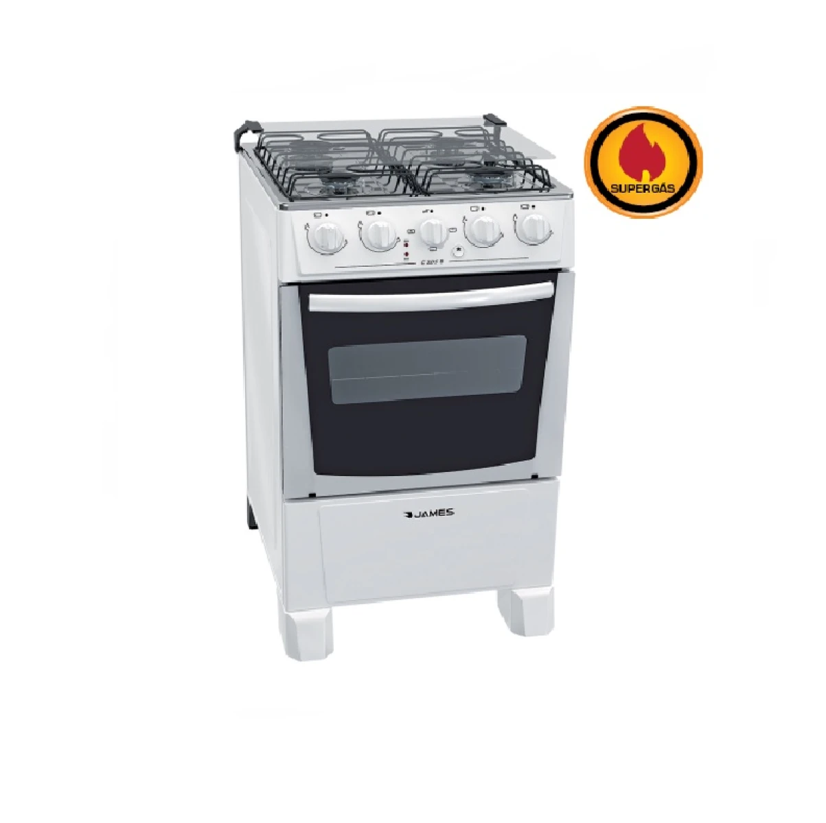 Cocina Combinada Electrica a Gas James C-205B - BLANCO 