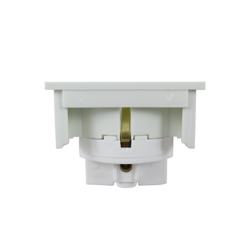 MODULO TOMA SCHUKO LATERAL Y CENTRAL 16A+T BLANCO MODULO TOMA SCHUKO LATERAL Y CENTRAL 16A+T BLANCO