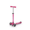 Monopatín Mini Micro 3 en 1 Deluxe Plus Led Rosa