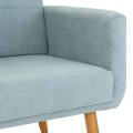 CONJUNTO 2 POLTRONAS + PUFF ORLEANS - CELESTE CONJUNTO 2 POLTRONAS + PUFF ORLEANS - CELESTE