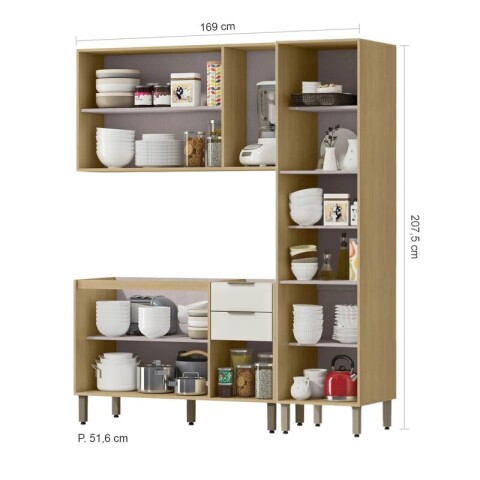 Cocina Modular Gloria 3 Piezas Mdp 15mm Bajo Mesada Guías Telescópicas Aéreo 120 cm Alacenas Y Panelero Cocina Modular Gloria 3 Piezas Mdp 15mm Bajo Mesada Guías Telescópicas Aéreo 120 cm Alacenas Y Panelero