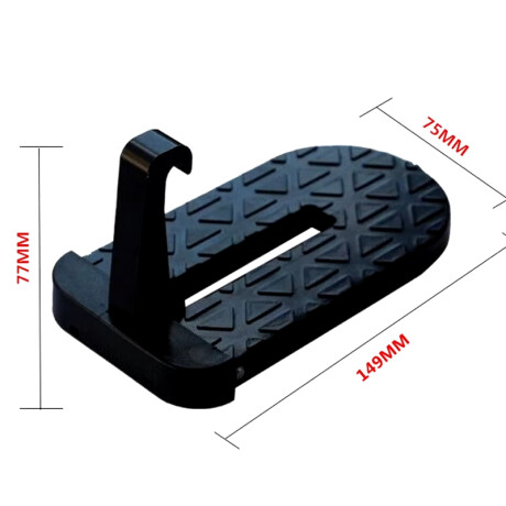 ACCESORIO INTERIOR - POSA PIE PEDAL ALUMINIO ENGANCHE PUERTA DELANTERA WESTON ACCESORIO INTERIOR - POSA PIE PEDAL ALUMINIO ENGANCHE PUERTA DELANTERA WESTON