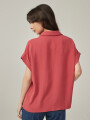Blusa Hercego Rosa Oscuro