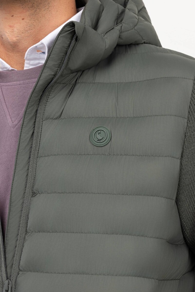Chaqueta Hibrida Verde