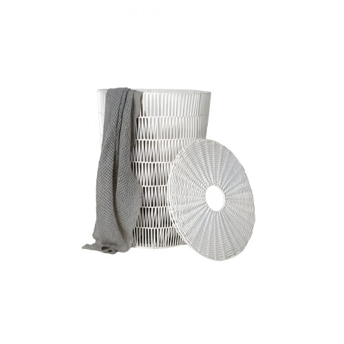 Cesto C/Tapa - Plástico - Simil Rattan Cesto C/Tapa - Plástico - Simil Rattan