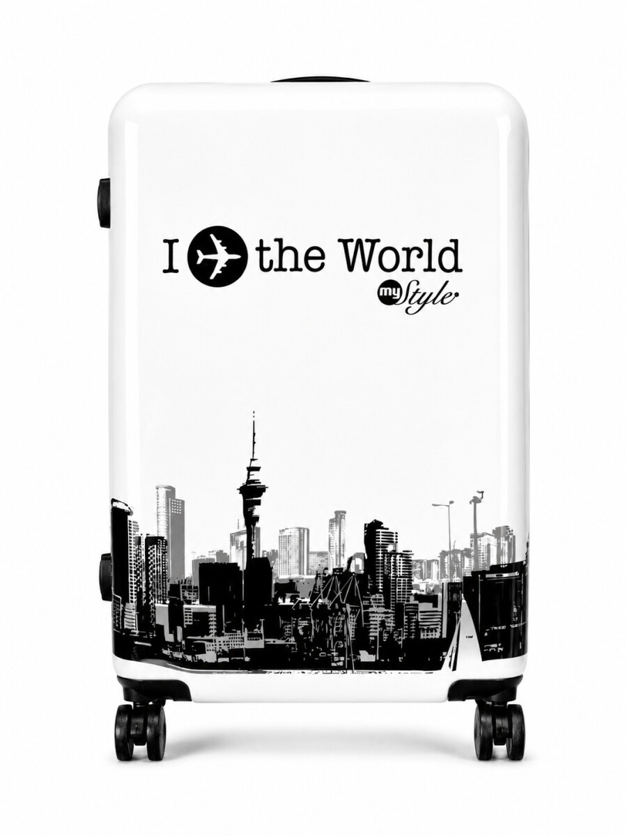 VALIJA THE WORLD - GRIS 