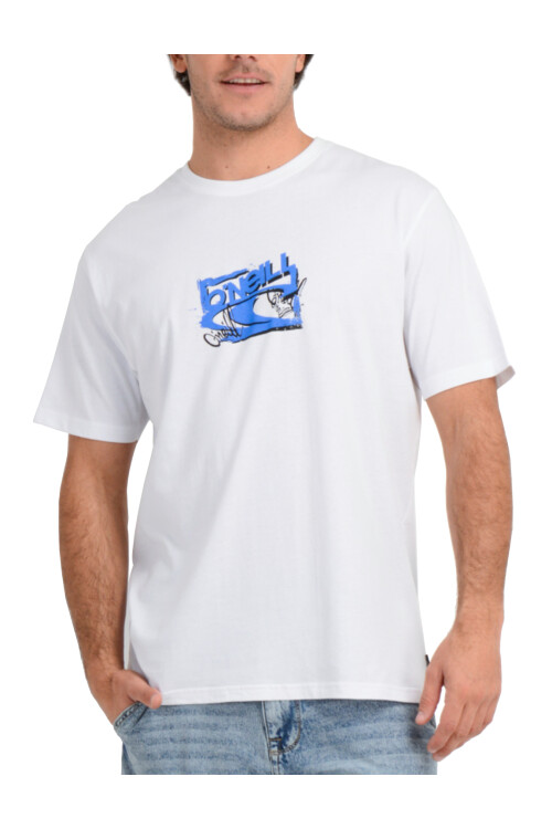 Remera O'Neill Brush Wave Blanco