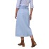 FALDA LARGA AUDINO S-XXXL AZUL CLARO