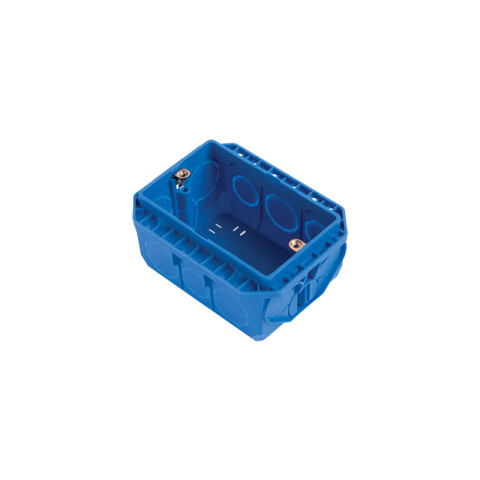Caja rectang. plástica azul embutir 2x4" aut.URSEA C10215X