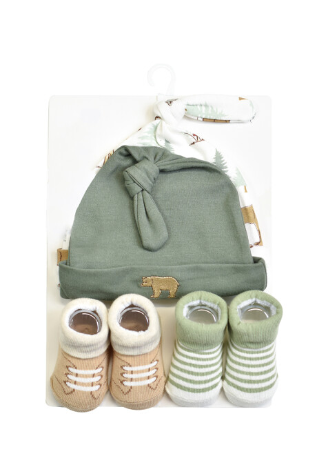 Set x2 Gorros y x2 Medias - Colores surtidos Set x2 Gorros y x2 Medias - Colores surtidos