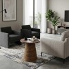 MESA CENTRO MARRON/BEIGE 40X40CM PEQ Unica