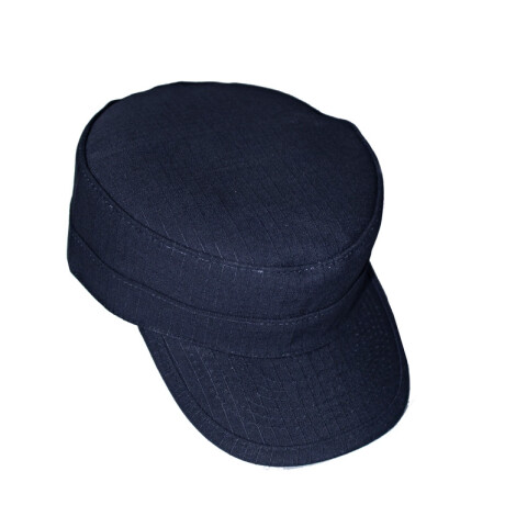 Gorro rectangular quepi policial Azul