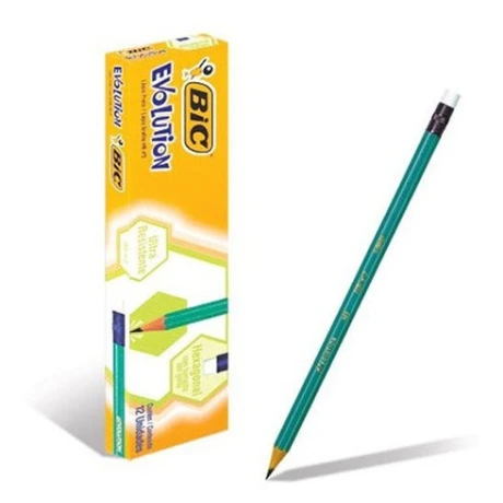 Lápiz BIC evolution x12u con goma Lápiz BIC evolution x12u con goma