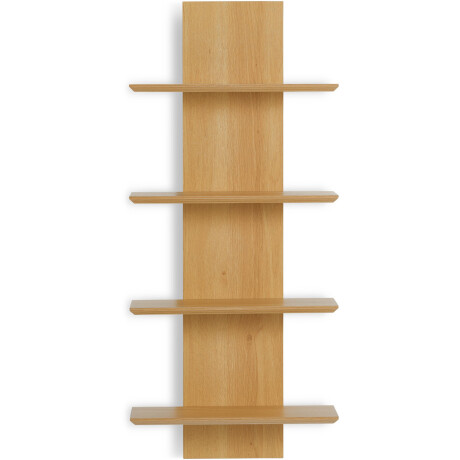 Estante Pared Borum 4 Estantes Color Roble