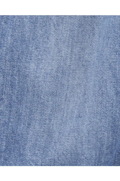 Pantalón jean con puños plegables Sin color