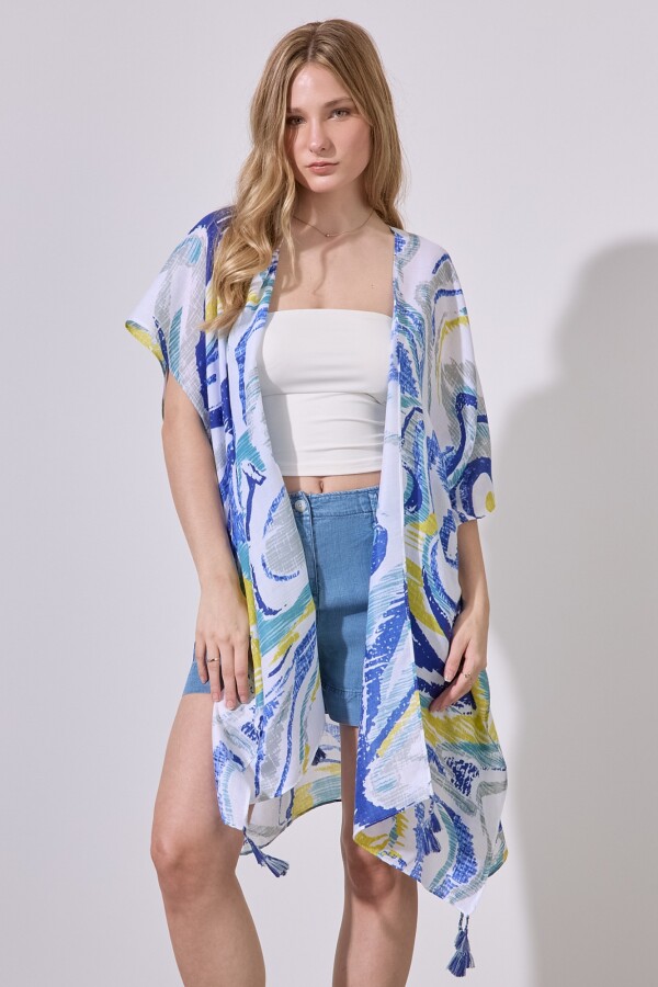 Kimono Summer MULTI/AZUL