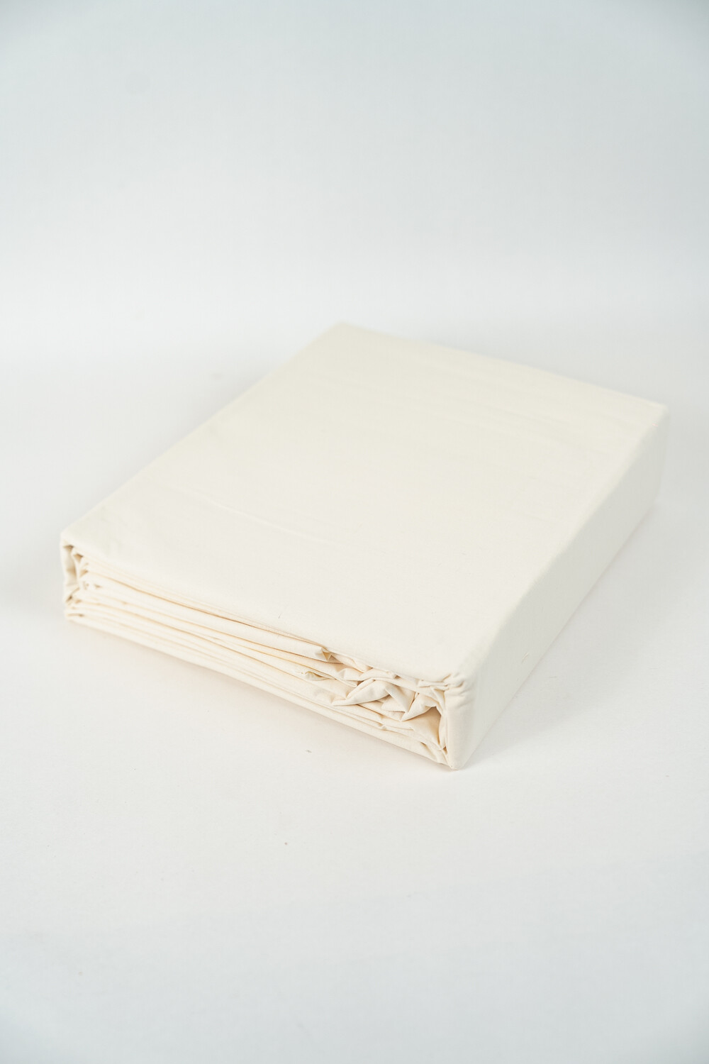 Sábanas 2 Plazas Queen 144 Hilos Liso Crema