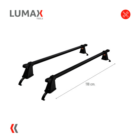 Barras De Techo Para Auto Gran Resistencia Y Calidad Sin Gotero Negro