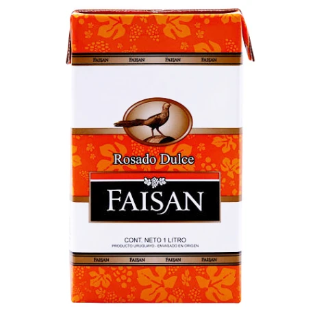 VINO FAISAN TETRA 1L ROSADO DULCE VINO FAISAN TETRA 1L ROSADO DULCE