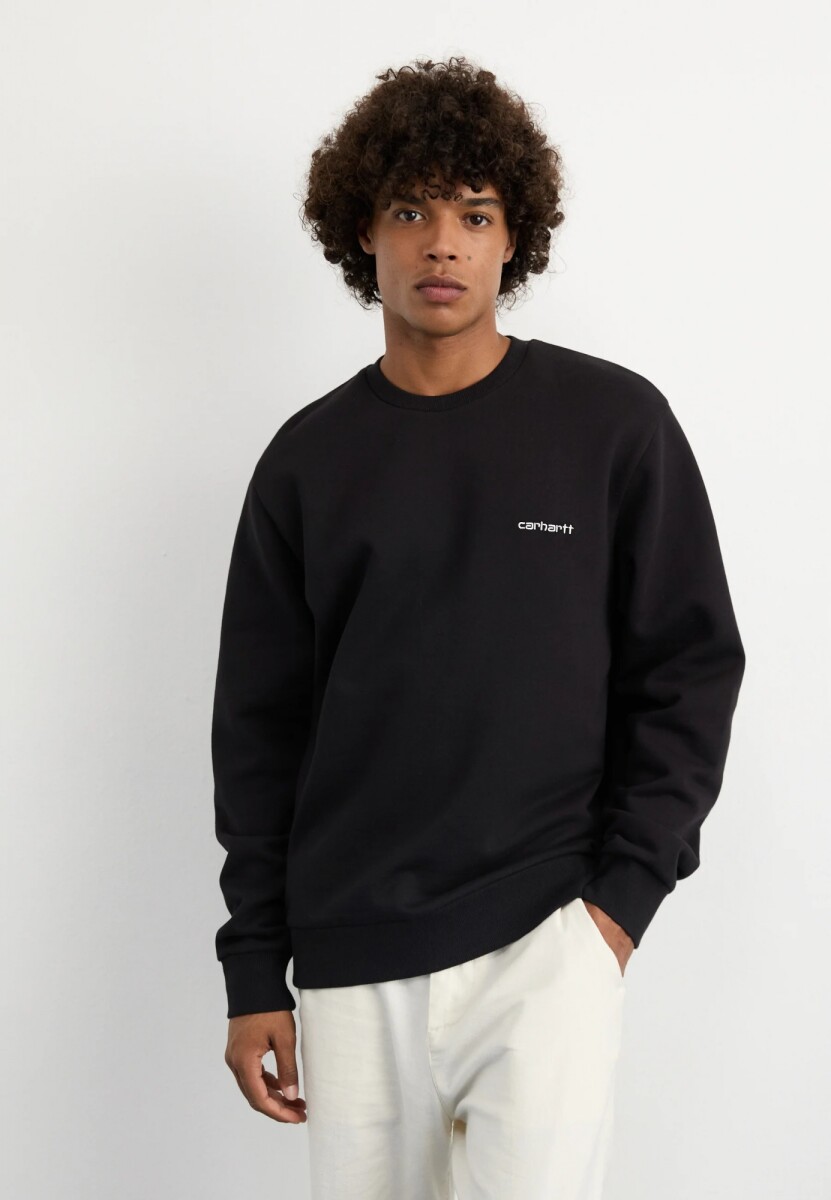 SCRIPT EMBROIDERY SWEAT 