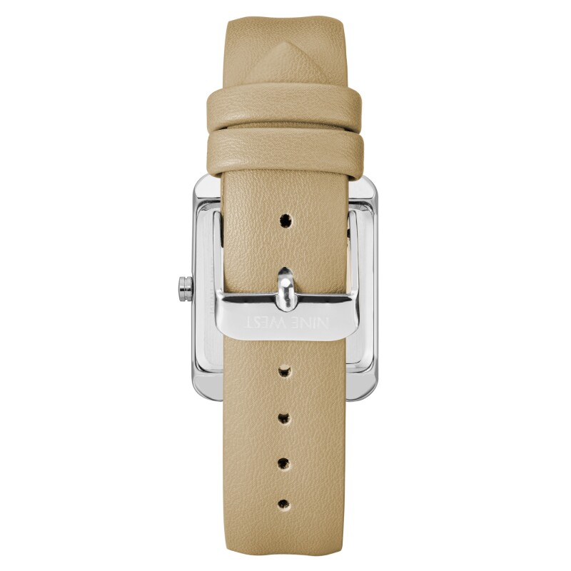 Analog Wristwatch Plata Taupe