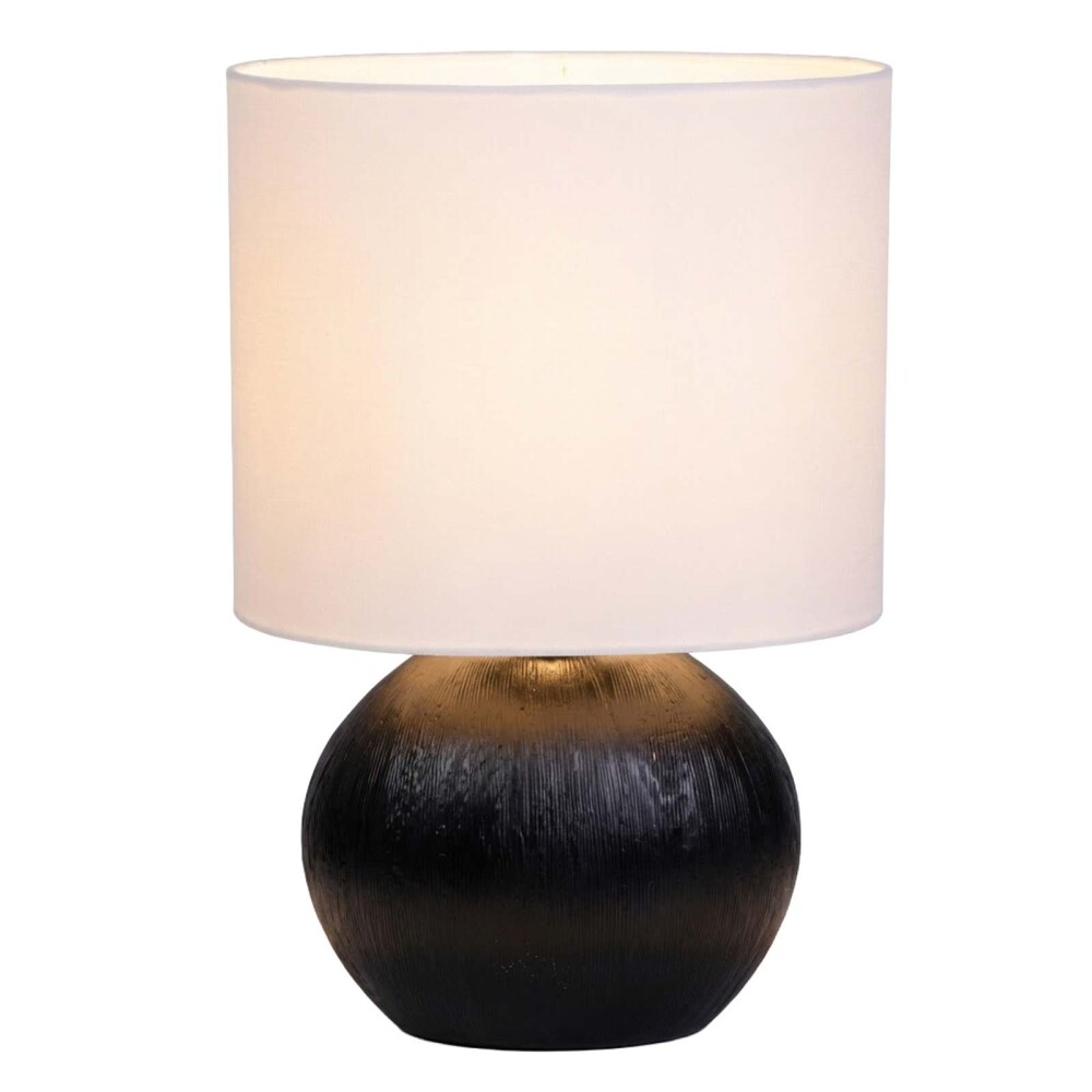 LÁMPARA DE MESA ML2432 GRIS RESINA ML243225