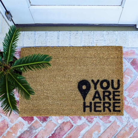Felpudo De Coco 40X60Cm H1.5Cm You Are Here