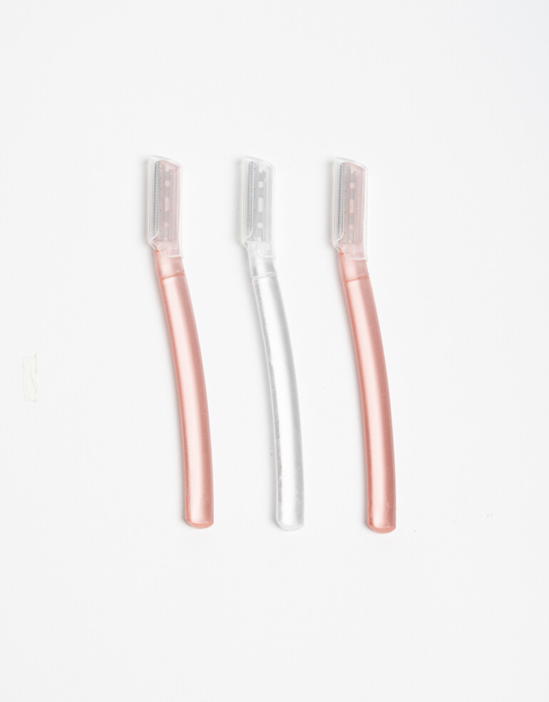 Complementos de cosmética para rostro Herramientas faciales Set De Bisturíes Faciales - Rosa Claro