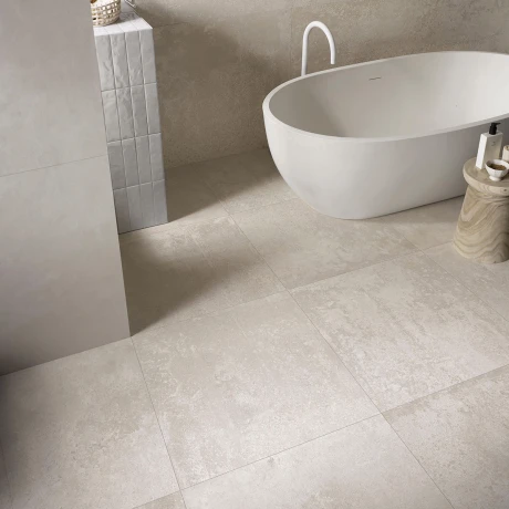 Porcelanato blanco óxido Mate 80x80Cm piso pared GAMAS DE BLANCO