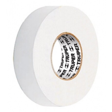 Cinta Aisladora 19mm x 18m Truper Blanca