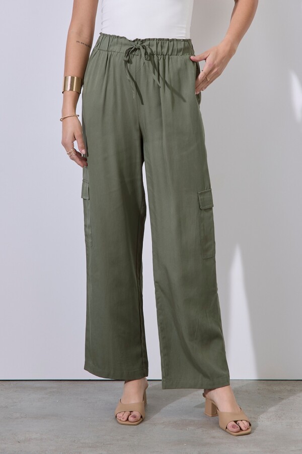 Pantalon Cargo OLIVA