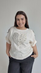 Blusa Zaragoza Beige