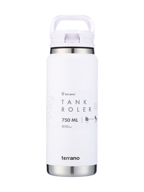 Botella Tank Roler 750ML Blanco
