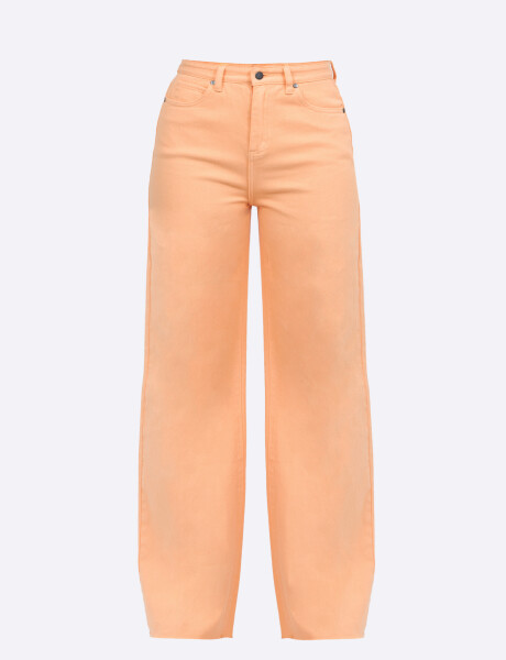 Jean wide leg coral