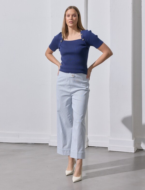 Pantalon Wide Leg CELESTE/MULTI