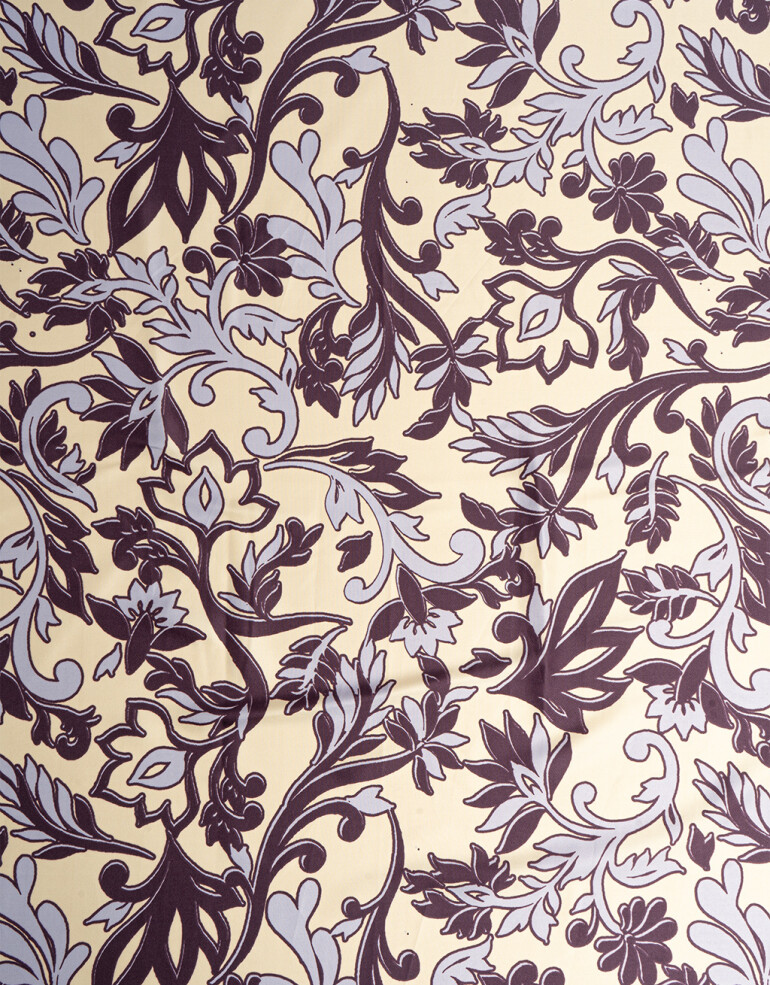 Pañuelos Raso Flores Pañuelo Raso Estampado - Blanco Crudo